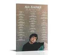 SXNRVM Alec Benjamin 12 notes Impression haute définition moderne multi-scènes pour peintures murales imperméables dans le salon, la chambre, le bureau et la salle de bain 20 x 30 cm