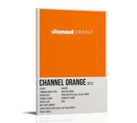 SXNRVM Frank Ocean Channel Orange Décoration murale moderne haute définition pour décoration murale imperméable pour salon, chambre, bureau et salle de bain 40 x 60 cm