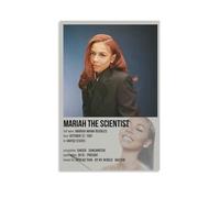 SXNRVM Mariah The Scientist- Décoration murale moderne imprimée haute définition pour salon, chambre, bureau et salle de bain - 60 x 90 cm - Style sans cadre