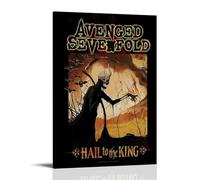 SXNRVM Nightmare-Avenged SevenfoldModerne Impression haute définition Multi Scène Décoration murale imperméable pour salon, chambre, bureau et salle de bain 50 x 75 cm Style cadre