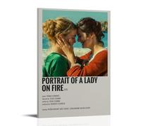 SXNRVM Portrait d'une dame sur le feu, décoration murale moderne imprimée haute définition pour la maison, peintures murales imperméables dans les salons, chambres, bureaux et salles de bains. 40 x 60