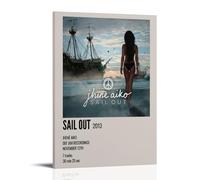 SXNRVM Souled Out Jhené AikoModern Impression haute définition Multi Scène Décoration murale imperméable pour salon, chambre, bureau et salle de bain 30 x 45 cm Style cadre