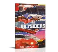 SXNRVM The Outsiders Décoration murale moderne haute définition imprimée multi-scènes pour salon, chambre, bureau et salle de bain 30 x 45 cm