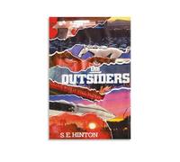 SXNRVM The Outsiders Décoration murale moderne haute définition imprimée multi-scènes pour salon, chambre, bureau et salle de bain 50 x 75 cm Sans cadre