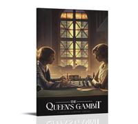 SXNRVM The Queen's Gambit Décoration murale moderne haute définition imprimée multi-scènes pour salon, chambre, bureau et salle de bain 40 x 60 cm