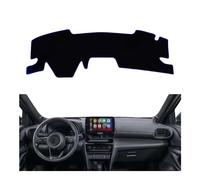SXNUCD Couverture Tableau Bord Voiture Couverture Protection Tableau Bord Tapis Intérieur Voiture Antidérapant Anti-Soleil Accessoires pour Toyota pour Yaris pour Cross pour XP210 2021-2023