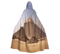 SXOOGE Pyramides d'Égypte - Cape à capuche unisexe pour cosplay, Halloween, robe longue pour soirée