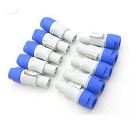 SXOPU 10pcs Gris Nac3fcb PowerCon 20A Adaptateur de Ligne de câble de Type B de Type B Connecteurs de lumière