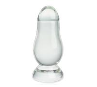SXOVO Plug Anal en Verre Gode Anal en Cristal Plug Anal Gros et Épais pour Massage la Prostate Dilatation Anale Sextoy Anal Sex Toýs pour Femme Homme Couple (M)