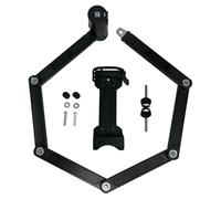 SXP Antivol pliant ART 2 - Antivol pour vélo - Support inclus - 2 clés - Noir