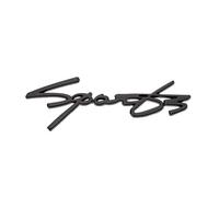 SXQDL Auto Lettres Autocollants pour Suzuki SX4 S-Cross,Métal Stickers Personnalisable Numérique Autocollant Emblème Autocollants Tail Autocollant Decal Décoration Voiture,Black