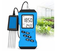 SXQYCH Analyseur de fertilité du Sol, Testeur de pH du Sol, Nutriments | IP68 Étanche, Anti-Poussière, Anti-Explosion, Sans Réactif, pour Serre & Plantes en Pot