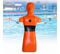 SXQYCH Outil pédagogique de prévention de la Noyade | Construction monobloc, 3 trous d'injection, vidange rapide par gravité, for piscines(Orange)