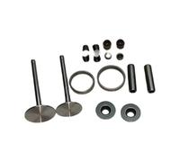 SxRakiO Guide de siège de Valve de générateur, Kit de 16 pièces, retenue de Ressort, Joint de Tige d'huile adapté au Moteur Frais 186F 186FA 9HP 5KW