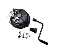 SxRakiO Kit de démarrage sans Traction avec Couvercle métallique for générateur, adapté aux pièces de Moteur 173F 177F 188F 190F 192F GX390 GX420 13HP 15HP 16HP 18HP