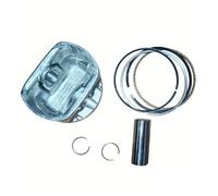 SxRakiO Kit de Piston de générateur avec Anneaux et Jeu de circlips, adapté for MA190, Arbre Vertical à 4 Temps, Moteur Frais, pièces de Pompe à Eau