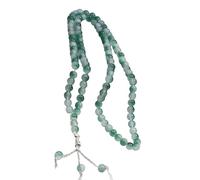 SXRQ 99 perles bicolores inspirées d'agate, bijoux légers, parfaits pour les styles professionnels et de loisirs, chaîne à main d'agate de haute simulation, taille unique, Comme décrit