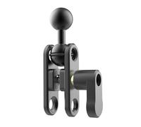 SXRQ Adaptateur de tête sphérique en aluminium à angles multiples de 17 mm pour charger la voiture, le vélo, le téléphone