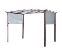 SXRQ Auvent de rechange imperméable en polyester 190T pour tonnelle - Convient à la plupart des terrasses extérieures - Auvent de rechange