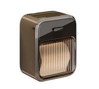 SXRQ Boîte à mouchoirs de salle de bain avec étagère pour petits articles, facile à utiliser, design élégant