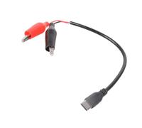 SXRQ Câble d'alimentation de 20 cm - Cordon de type C mâle vers double clip - Testeur de clip léger