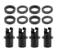 SXRQ Lot de 4 adaptateurs de pompes à pagaie gonflables pour kayak gonflables, valves de kayak de rechange, adaptateur de tuyau