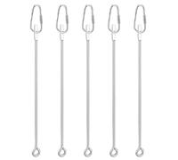 SXRQ Pichet à fruits et légumes en acier inoxydable pour cage à oiseaux avec crochet - Accessoire essentiel pour l'alimentation des perroquets - Support à suspendre pour fruits et légumes