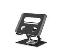 SXRQ Support de bureau incliné en aluminium pour tablettes, rotation à 360 degrés, hauteur réglable, support de tablette lourd, support de bureau en aluminium