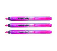 Pentel Surligneur Handy Line S pointe biseautée rétractable - 4 mm - Fuchsia