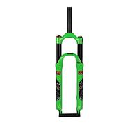 SXSaelciun 26 Suspension SXSaelciunion Fourche Épaule Contrôle Verrouillage Freins à Disque Alliage d'aluminium Vélo Amortisseur Avant VTT (Couleur : Vert, Taille 27,5 Pouces)