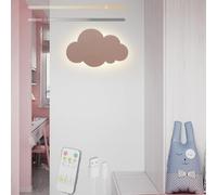 SXSaelciun Applique Murale LED intérieure à Piles pour Enfants, à intensité Variable, avec télécommande, Alimentation USB et contrôle Tactile, idéale pour la Chambre d'enfant (Rose).