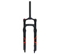 SXSaelciun Fourche à Suspension 26 Pouces, Fourche à air électrique en Alliage léger pour VTT, Plage et Neige, pour pneus de 4 Pouces, Largeur : 135 mm