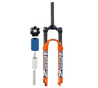SXSaelciun Fourche à Suspension pneumatique pour VTT 26/27,5/29 Pouces, débattement de 120 mm, AIR05 QR 9 mm x 100 mm, Verrouillage Manuel/à Distance, Fourche Avant pour XC/AM