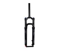 SXSaelciun Fourche à Suspension pneumatique VTT 26/27,5/29, Amortisseur de vélo avec réglage du Rebond, Tube Droit 1-1/8'', Verrouillage Manuel QR 9 mm
