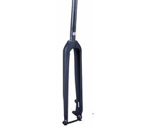 SXSaelciun Fourche Avant Rigide en Fibre de Carbone MTB DH, Fourche Avant 26, 27,5, 29 Pouces, Frein à Disque, QR 9 x 100 mm, Tube Droit 1-1/8 Pouces, ultralégère, 450 g