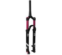 SXSaelciun Fourche Avant VTT Air 26, 27,5 et 29 Pouces, débattement de 140 mm, réglage du Rebond, Fourche à Suspension ultralégère en Alliage de magnésium, Verrouillage Manuel (HL)