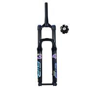 SXSaelciun Fourche de vélo de randonnée SuspeSXSaelciunion 27,5/29 Pouces, Amortisseur Conique de Montagne, débattement de 160 mm, axe cylindrique 15 x 100, Commande Manuelle par