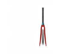SXSaelciun Fourche en Fibre de Carbone 700C, Tube Spinal Monobloc, compétition 28,6 Pouces, Suspension SXSaelciunion (Rouge (Route 700 * 25C))