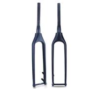 SXSaelciun Fourche VTT 26/27,5/29 Pouces, Rigide, Conique, entièrement en Fibre de Carbone, axe traversant 15 x 110 mm, Tube de Frein à Disque sans Filetage, Ultra légère (Couleur