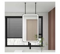 SXSaelciun Miroir Lumineux LED, plafonnier Suspendu avec luminosité réglable et 3 Couleurs