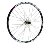 SXSaelciun Paire de Roues VTT 26/27,5/29 Pouces, Frein à Disque QR 32 Trous, Jantes Avant/arrière en Alliage à Double paroi, compatibles avec pneus 7-12S et 1,25-2,25 Pouces (Roue