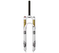 SXSaelciun VTT 26/27,5/29'' Suspension pneumatique Fourche SXSaelciunion Fourches de Frein à Disque 1-1/8 1-1/2 Vélos Amortisseur Avant QR 9 mm Débattement 120 mm 1650 g (Couleur :