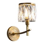 SXSCARKX Applique Murale Moderne et Luxueuse en Laiton doré, Style Nordique, avec Cristaux, idéale pour la Chambre, Le Salon, Le Couloir ou Le Hall d'entrée. Éclairage d'accentuation T-155