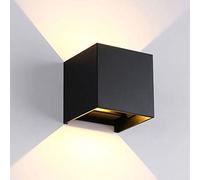 SXSCARKX Applique Murale rectangulaire LED 6W en Aluminium, Angle de Faisceau réglable, étanche IP65, éclairage extérieur créatif vers Le Haut et vers Le Bas.