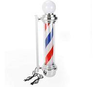 SXSHEYS Éclairage LED pour Poteau de barbier, éclairage Rotatif Rouge, Blanc et Bleu à Rayures pour Salon de Coiffure, éclairage Mural (81 cm)