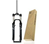 SXSHEYS Fourche Avant VTT 26 Pouces, débattement 100 mm, Tube Droit 1-1/8", Freins à Disque V-Brake à Commande Manuelle, Blocage QR 9 mm.