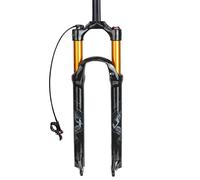 SXSHEYS Fourche VTT à débattement de 120 mm, ultralégère, en Alliage d'aluminium, pour vélos de 26/27,5/29 Pouces avec air et Accessoires à Blocage Rapide de 9 mm.