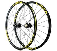 SXSHEYS Paire de Roues 700C pour vélo Gravel/Route, Freins à Disque à Blocage Rapide, Roue Avant 9 x 100 mm, Roue arrière 10 x 135 mm, Jante 24 Trous, 120 clics, Compatible Cassette 7-12 Vitesses.