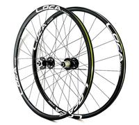 SXSHEYS Paire de Roues 700C pour vélo Gravel/Route, Freins à Disque à Blocage Rapide, Roue Avant 9 x 100 mm, Roue arrière 10 x 135 mm, Jante 24 Trous, 120 clics, Compatible Cassette 7-12 Vitesses.
