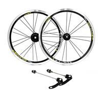 SXSHEYS Paire de Roues de vélo 16 Pouces, Jante en Alliage d'aluminium 16/20 Trous, Compatible VTT, Roues Avant et arrière, Compatible Cassette 8/9/10/11 Vitesses